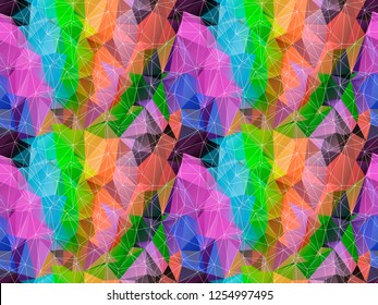 Seamless background. Modern polygonal  design. Vector illustration for web design. Low poly art