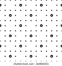 seamless background modern white and black with stars