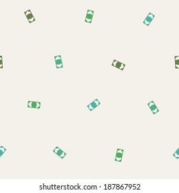 seamless background: money