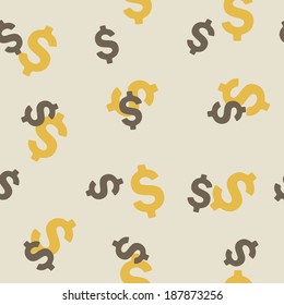 seamless background: money
