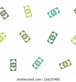 seamless background: money
