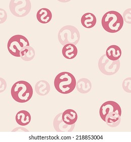 seamless background: money