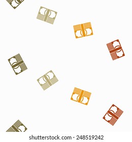 seamless background, money