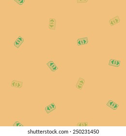 seamless background: money