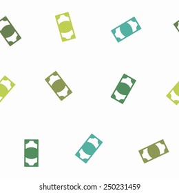 seamless background: money