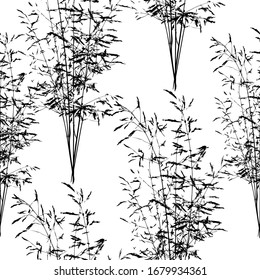 El fondo es herbario monocromo. Ilustración del vector