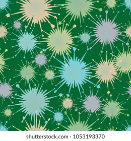 seamless background of multi-colored blots