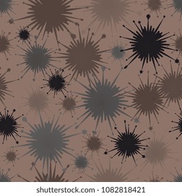 seamless background of multi-colored blots