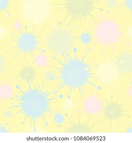 seamless background of multi-colored blots