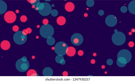 Seamless Background with Neon Bokeh Effect. Magic Twilight Cityscape Pattern. Smooth Urban Space Background. Music Party Bokeh Pattern.
