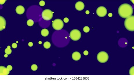 Seamless Background with Neon Bokeh Effect. Festive Shining Confetti Pattern. Smooth Urban Space Background. Magic Glitter Bokeh Pattern.