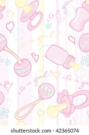 seamless background Newly-born Baby pattern