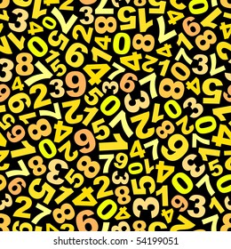 Seamless background with numbers