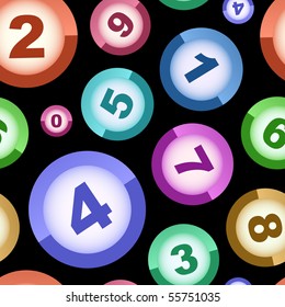 Seamless background with numbers