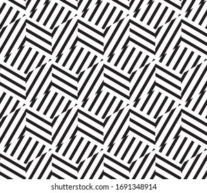 Seamless background with oblique black segments