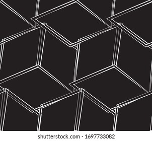 Seamless background oblique white lines

