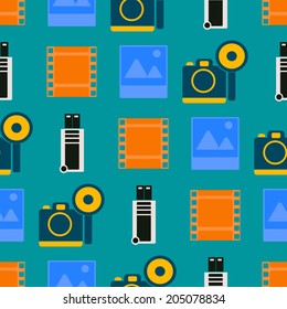seamless background on the photography theme