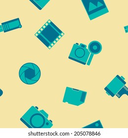 seamless background on the photography theme