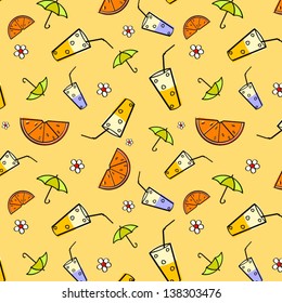 Seamless background on the topic of holiday