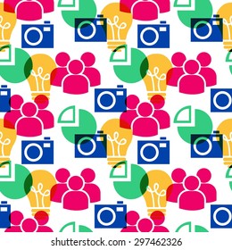 Seamless background on the topic of information  technologies..