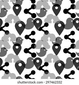 Seamless background on the topic of information  technologies.