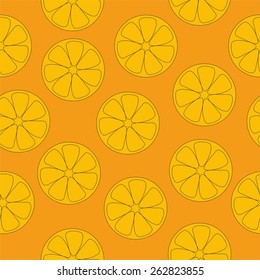 Seamless background orange