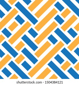 Seamless background with orange and blue streaks.