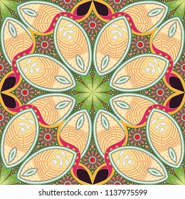Seamless background in oriental style
