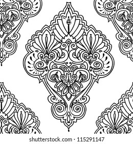 Seamless background from a orient/victorian ornament