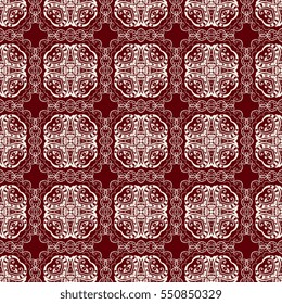 Seamless background with ornament. Geometric pattern. Wallpaper pattern