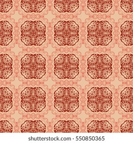 Seamless background with ornament. Geometric pattern. Wallpaper pattern