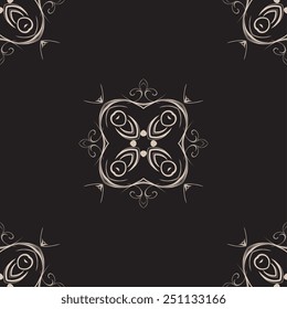 A seamless background with ornament. Pattern. Abstract