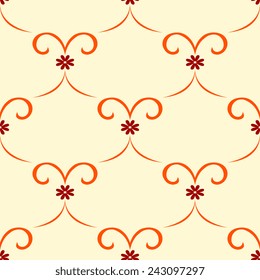 Seamless background with ornament. Vector illustration. Pattern