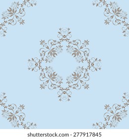 Seamless background with ornament. Vector illustration. Pattern