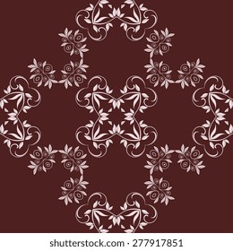Seamless background with ornament. Vector illustration. Pattern