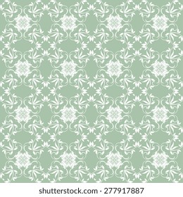 Seamless background with ornament. Vector illustration. Wallpaper pattern