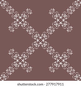 Seamless background with ornament. Vector illustration. Wallpaper pattern