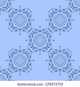 Seamless background with ornament. Vector illustration. Wallpaper pattern