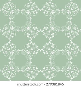 Seamless background with ornament. Vector illustration. Wallpaper pattern