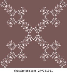 Seamless background with ornament. Vector illustration. Wallpaper pattern
