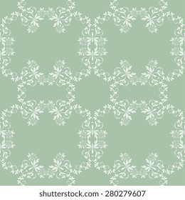 Seamless background with ornament. Vector illustration. Wallpaper pattern