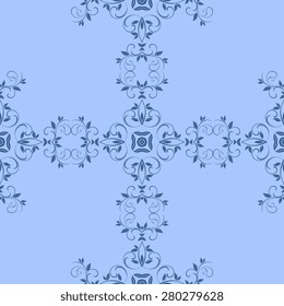 Seamless background with ornament. Vector illustration. Wallpaper pattern