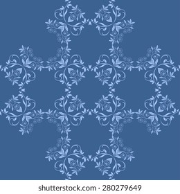 Seamless background with ornament. Vector illustration. Wallpaper pattern