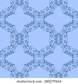 Seamless background with ornament. Vector illustration. Wallpaper pattern