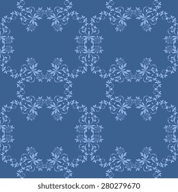 Seamless background with ornament. Vector illustration. Wallpaper pattern