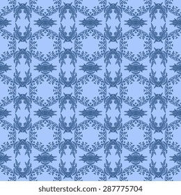 Seamless background with ornament. Vector illustration. Wallpaper pattern