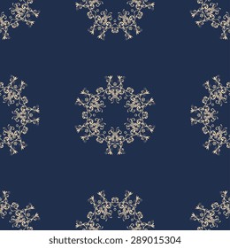 Seamless background with ornament. Vector illustration. Wallpaper pattern