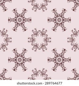 Seamless background with ornament. Vector illustration. Wallpaper pattern