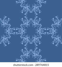 Seamless background with ornament. Vector illustration. Wallpaper pattern