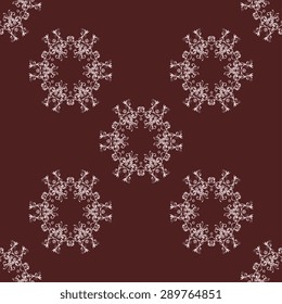 Seamless background with ornament. Vector illustration. Wallpaper pattern